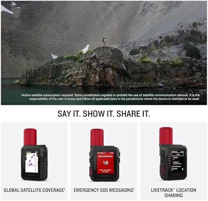 Garmin inReach Mini 3 Plus Rugged Global Satellite Communicator, Touchscreen - Image 3