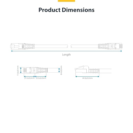 StarTech.com 15ft White CAT8 Ethernet Cable, Snagless RJ45, 100W PoE++ - Image 6