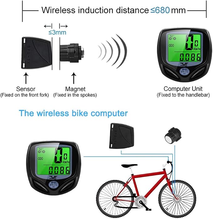SY Bicycle Speedometer and Odometer Wireless Waterproof Cycle Bike Computer - Image 4