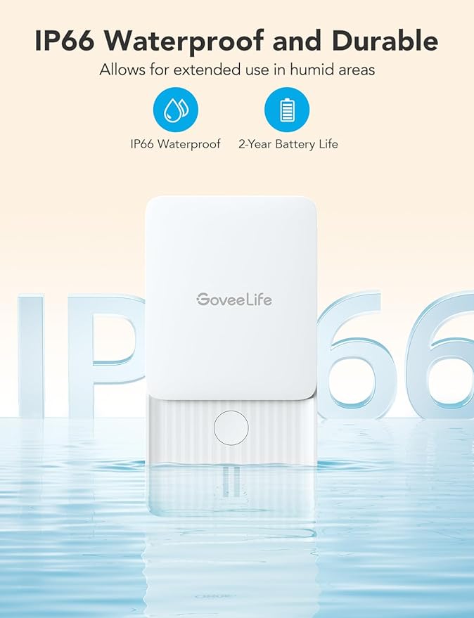 GoveeLife Water Leak Detectors 5 Pack, 100dB Adjustable Audio Alarm and Leak - Image 5