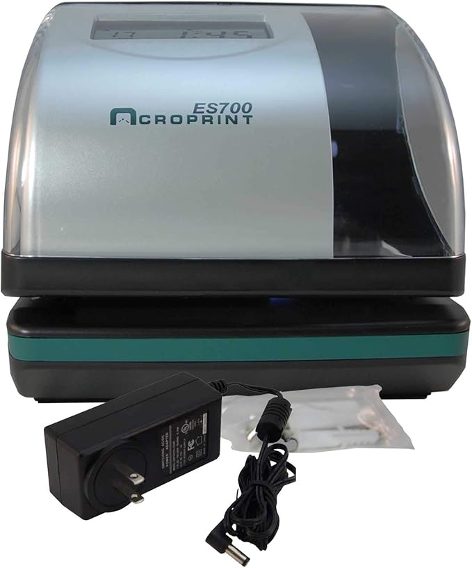Acroprint 01-0182-000 Model ES700 Electronic Time Recorder, Internal Battery by Acroprint