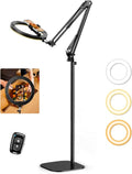 Ring Light with Stand Tripod for iPhone – Evershop 10” Overhead Camera Mount by Evershop