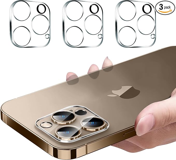 3PCS Rear Back Camera Lens Protector Tempered Glass by Hlija