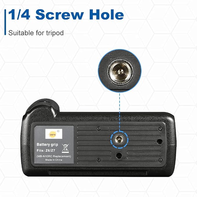 DSTE Replacement for MB-N10 Wireless Remote Control Vertical Battery Grip - Image 4