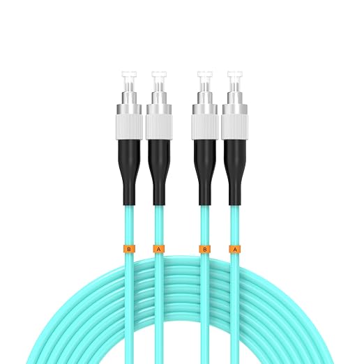 FC/UPC-FC/UPC Fiber Patch Cable OM3 35Meter/115ft 10GB Multimode Jumper Duplex by Buacoz