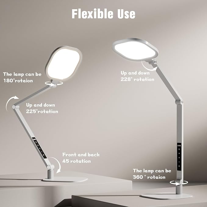 LitONES LED Desk Lamp for Home Office, 15W Desk Light - Image 3
