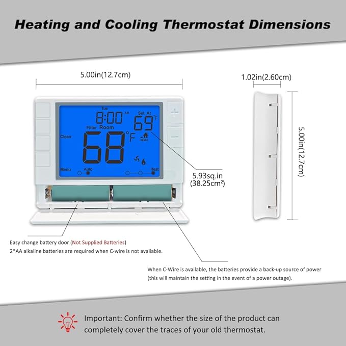 Programmable Thermostat, Thermostat - Image 6