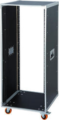 AV Gear Rack 24U Home Audio & Video Stage Stereo Equipment Storage Cabinet by WikrOck
