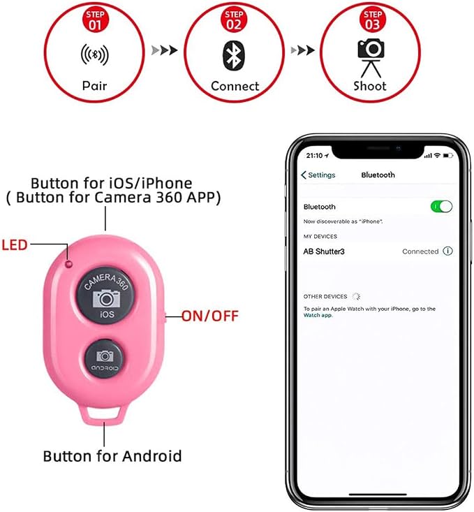 Wireless Camera Shutter Remote Control - Image 3