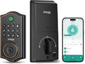 GHome Smart Deadbolt Lock, Fingerprint Code Keyless Entry Door Lock by GhomeSmart