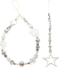 CMVFYL Beaded Camera Wrist Strap, Cute Phone Charms Strap, Pearl Bracelet Wrist by CMVFYL
