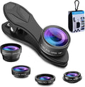 MIAO LAB 5 in 1 Phone Camera Lens Kit -0.63X Wide Angle Lens & 15X Macro by MIAOLAB