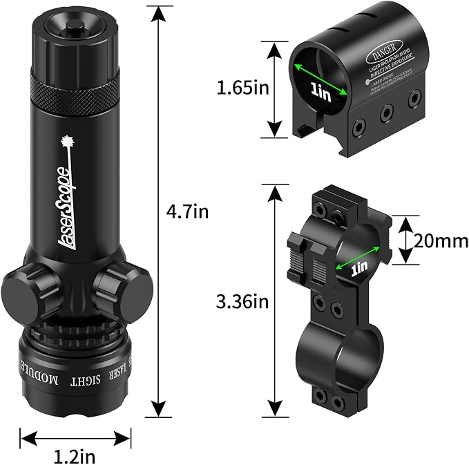 Feyachi Tactical Green Laser Sight - Image 6