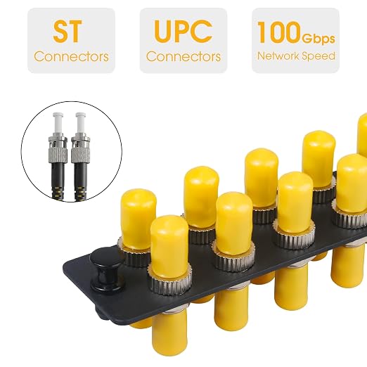 12 Simplex ST Fiber Patch Panel - Image 2