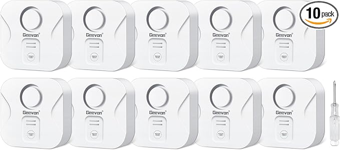 Geevon 10 Pack Water Leak Detectors by GEEVON