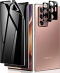LYWHL Anti-Spy Black Full Adhesive Flexible Film + Camera Lens Glass Protector by LYWHL