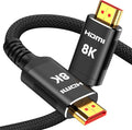 Snowkids 8K Long HDMI Cable 35 ft, Non-Slip Nylon Braided, 48Gbps Ultra by Snowkids