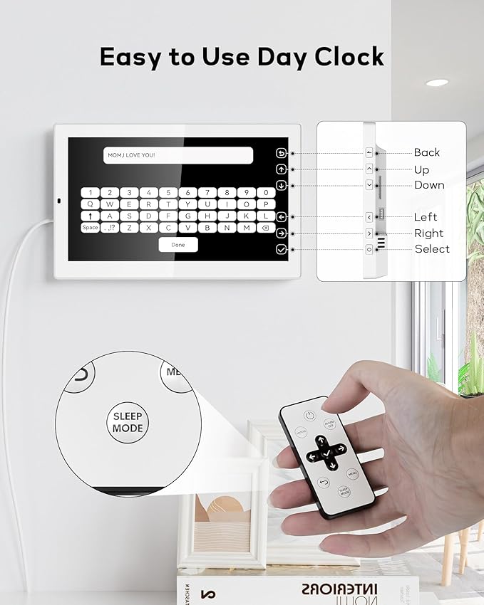 Mesqool 10.1" Large Digital Clock - Image 4