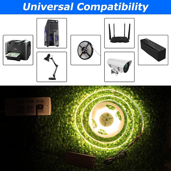12V LED Strip Power Supply, 5A 60W Power Adapter, 12V Power Supply - Image 6