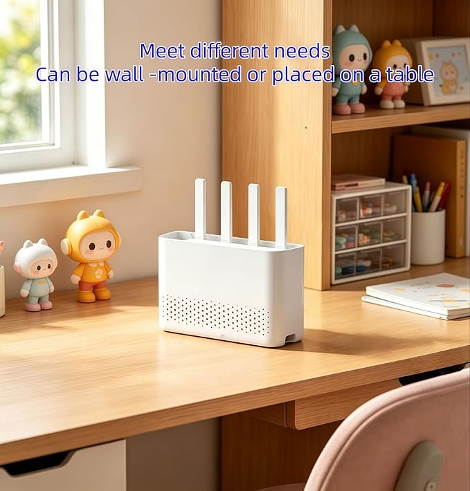 Wall Mounted Router Storage Box WiFi Router Organizer - Image 4