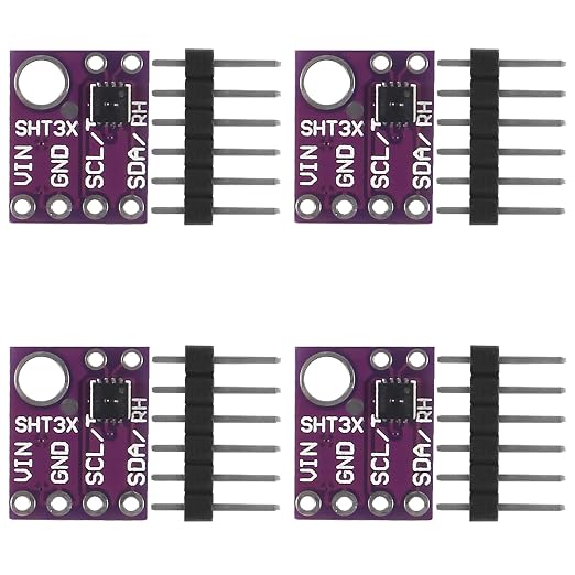 4pcs SHT31-D Temperature and Humidity Sensor GY-SHT31-D Breakout Digital Output by Coliao