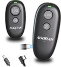 Upgraded USB-C Rechargeable Wireless Camera Remote Control Shutter Release by AODELAN