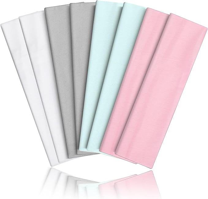 8PCS Summer-Exclusive Non Slip Sports Elastic Soft Running Fashion Headbands by VANRUIDFashionSportHeadbands