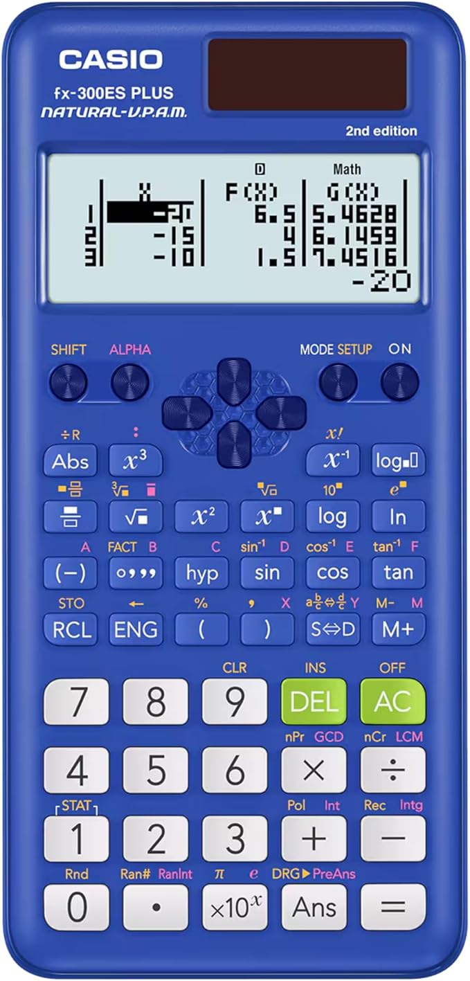 Casio fx-300ES Plus 2nd Edition – Standard Scientific Calculator | 262 Functions - Image 2