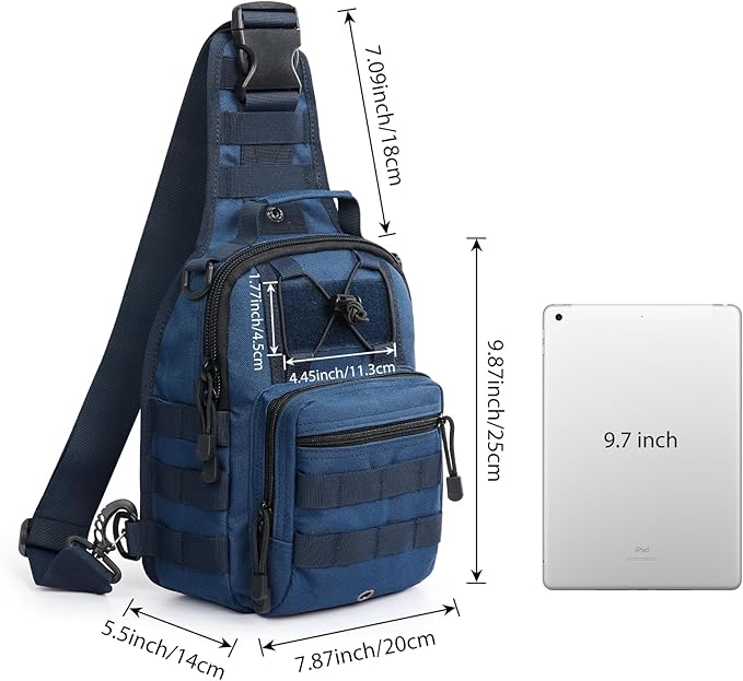 G4Free Outdoor Tactical Bag Backpack, Military Sport Bag Pack Sling Shoulder - Image 2