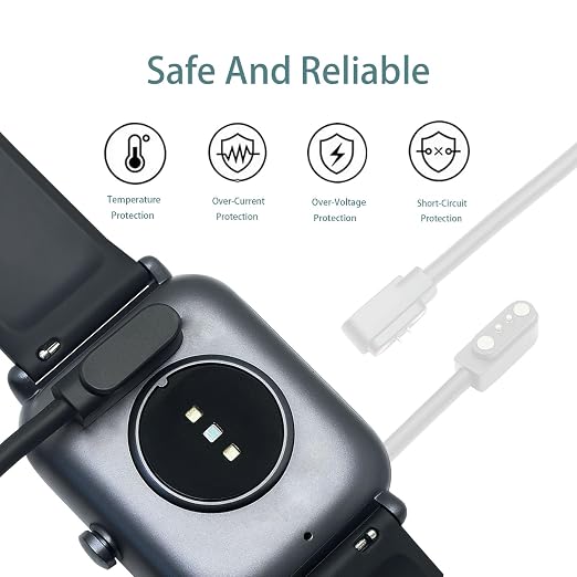 2-Pack 3.3FT Smart Watch Charger Magnetic 2Pin USB Charging Cable - Image 7