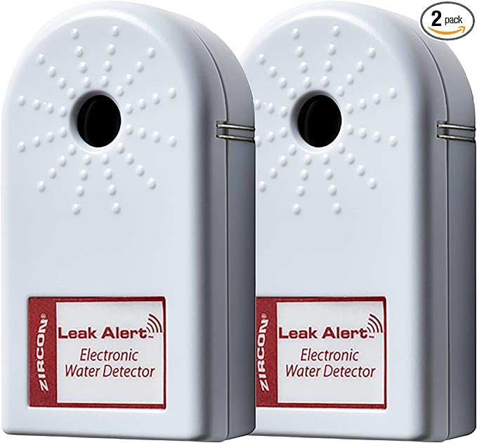 Zircon Leak Alert Water Leak Detector & Flood Sensor Alarm/Water Leak Sensor by Zircon