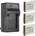 Kastar 3-Pack K7001 Battery and AC Wall Charger Replacement by Kastar