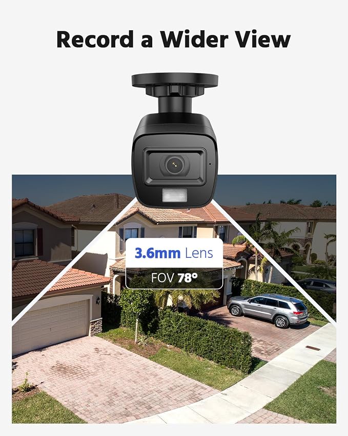 ANNKE 4 Packs 1080P HD TVI Home Security Camera Outdoor Indoor, IP66 Waterproof - Image 7