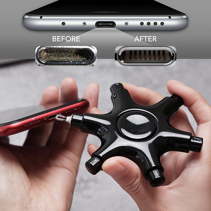 Tassmpitor for iPhone Cleaning Kit Port Cleaner, Repair and Restore Tool for - Image 3