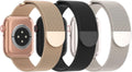 3 Pack Mesh Metal Band Compatible by Steezrd