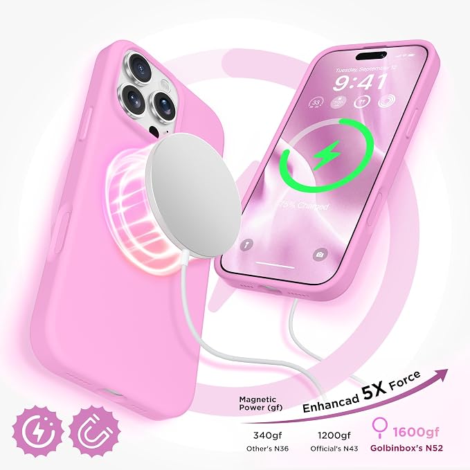GolbinBox Magnetic for iPhone 16 Pro Max Case, Compatible - Image 3