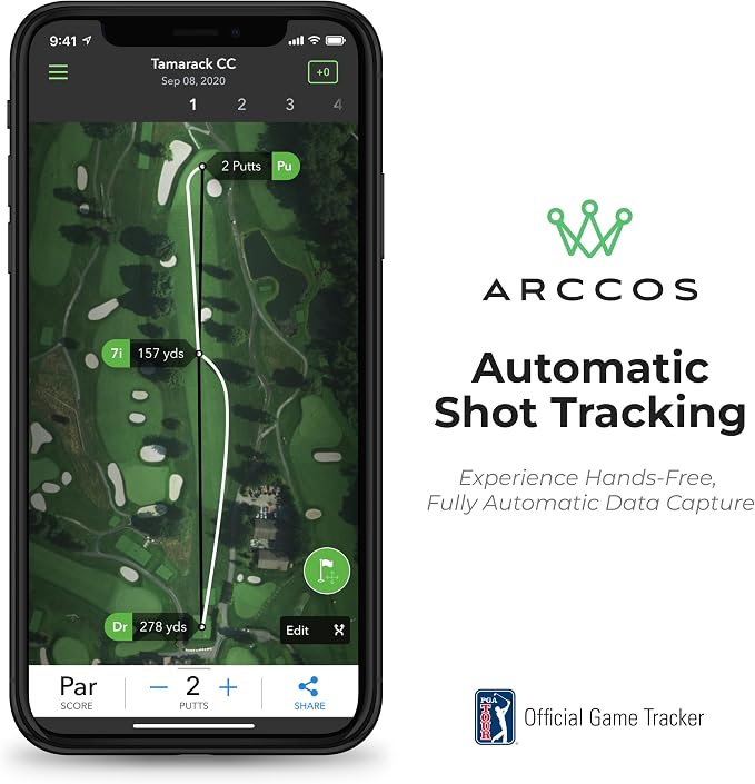 Arccos Smart Sensors: Automatic Golf Game Tracking System, A.I. Powered GPS - Image 4