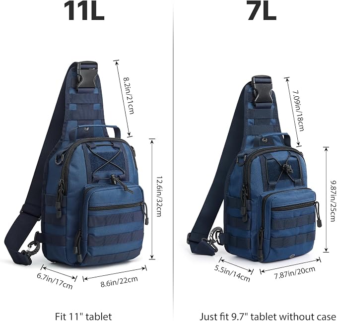 G4Free Outdoor Tactical Sling Bag Backpack, Military Sport Bag Pack Shoulder - Image 2