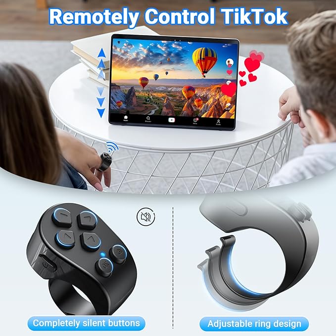 TikTok Scrolling Ring Remote Control, Page Turner - Image 3