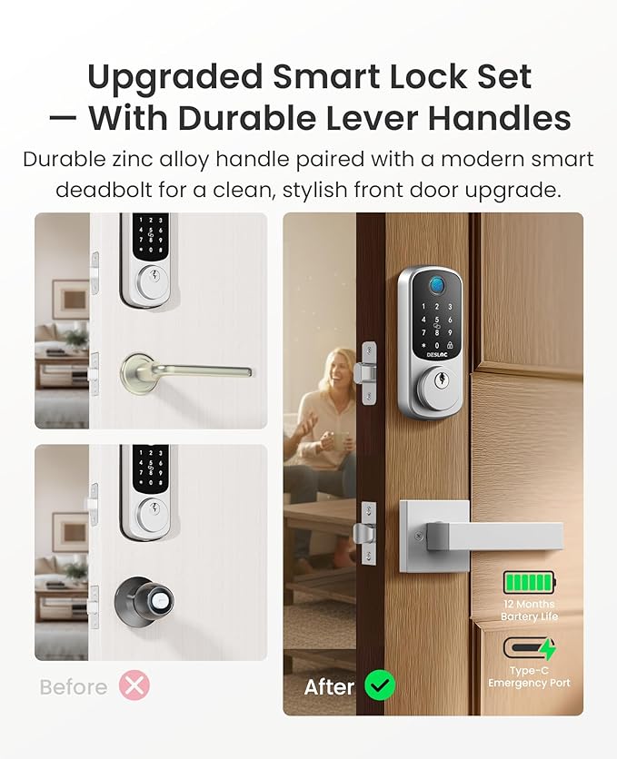 DESLOC B200 Fingerprint Smart Lock - Image 2