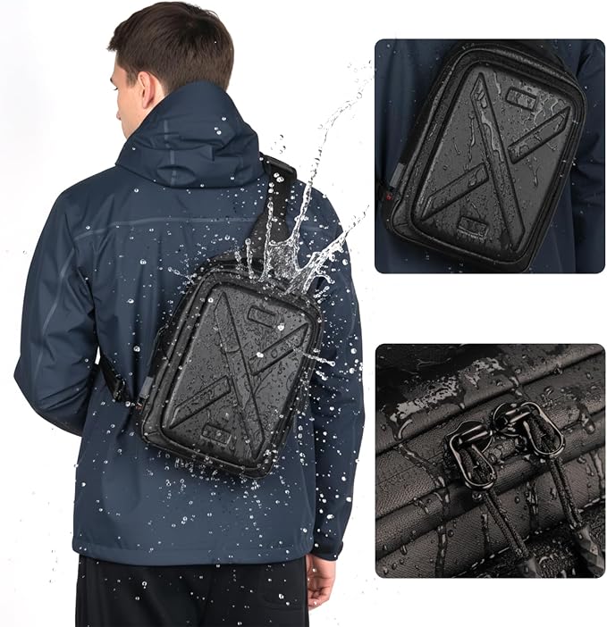 Besnfoto Camera Hardshell Case Crossbody Camera Sling Bag Small Waterproof - Image 3
