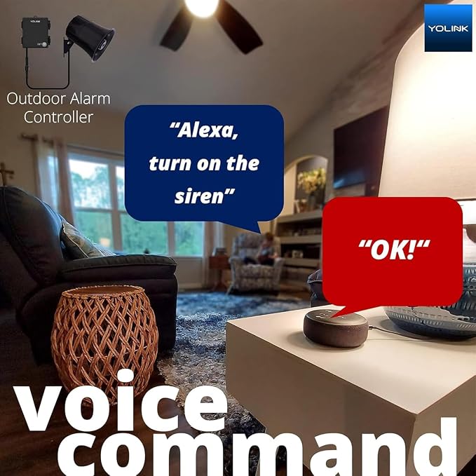 YoLink Hub, Outdoor Security Siren & Smart Alarm Controller and SirenFob Kit - Image 4