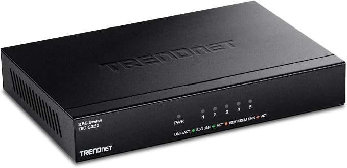 TRENDnet 5-Port Unmanaged 2.5G Gaming Switch, 5 x 2.5GBASE-T Ports, 25Gbps - Image 16