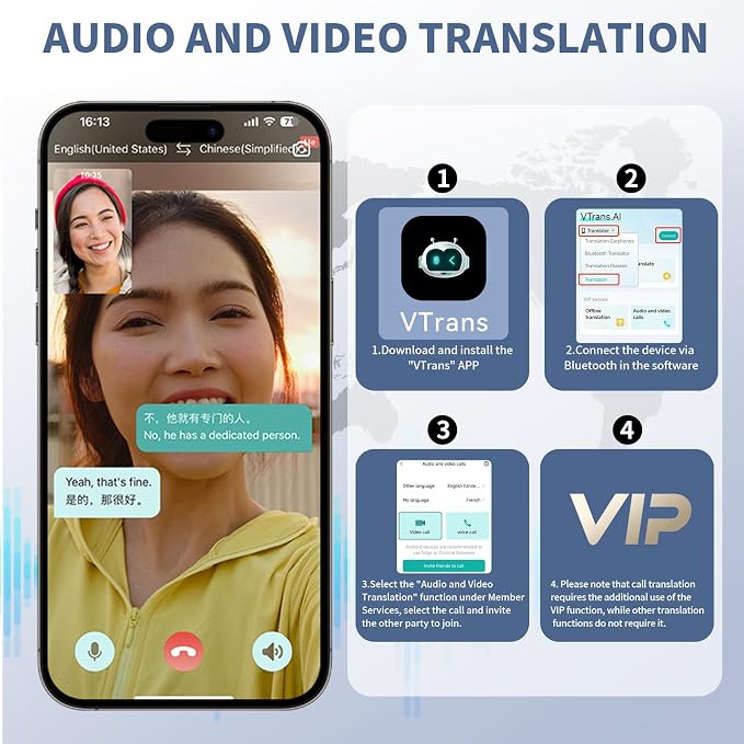 AI Language Translator Device, 2026 Upgraded No WiFi Needed, 150 Languages - Image 6