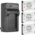 Kastar 3-Pack SLB-10A Battery and AC Wall Charger Replacement by Kastar