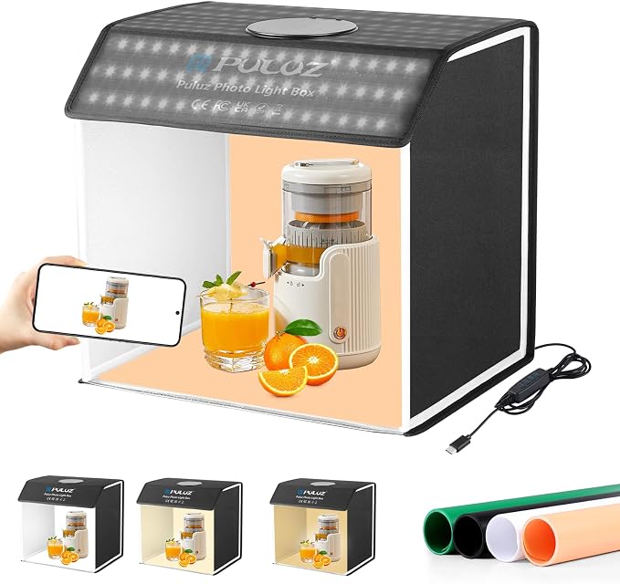Light Box Photography, PULUZ 16"x12" Portable Photo Box by PULUZ