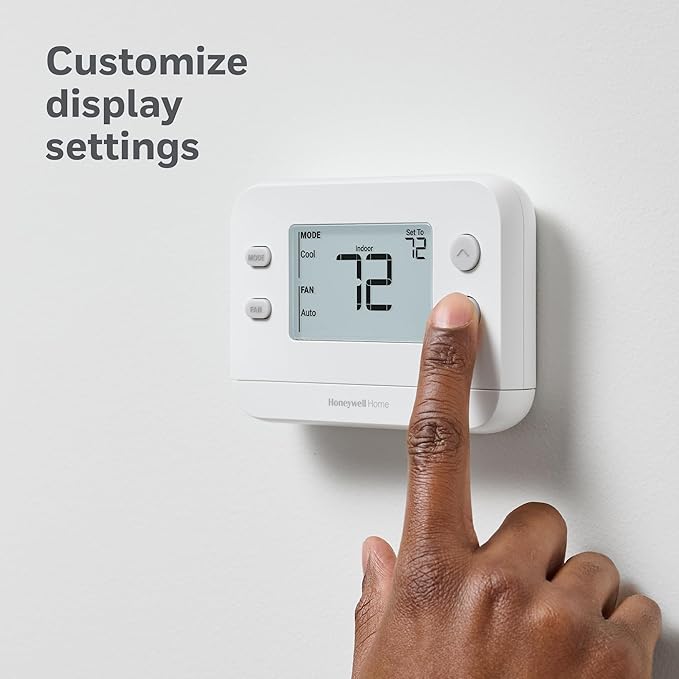 NEW! Honeywell Home Non-Programmable Thermostat, Single-Stage, 1 Heat/1 Cool - Image 6