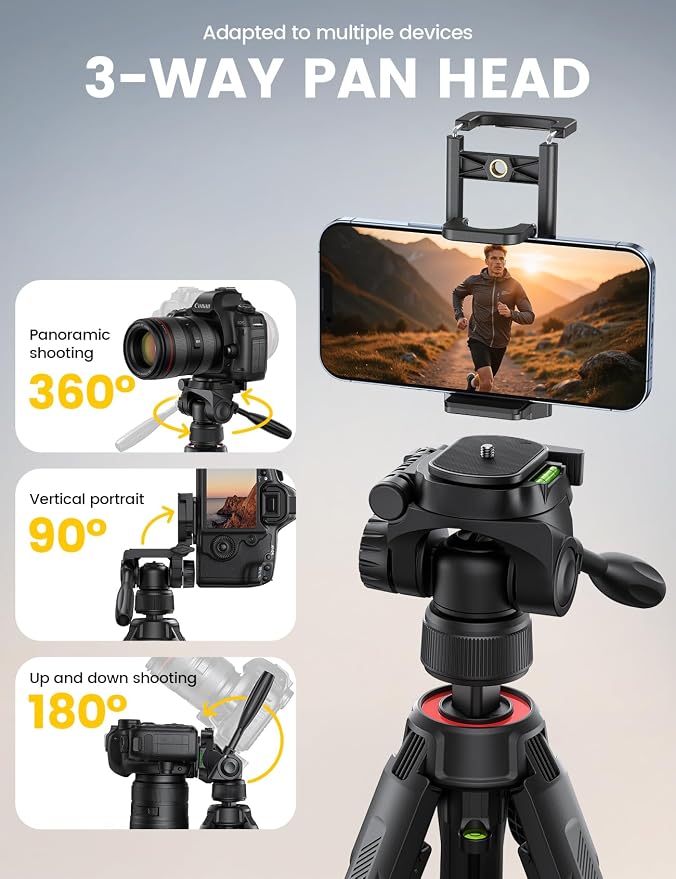 Lamicall Camera Tripod - Image 4
