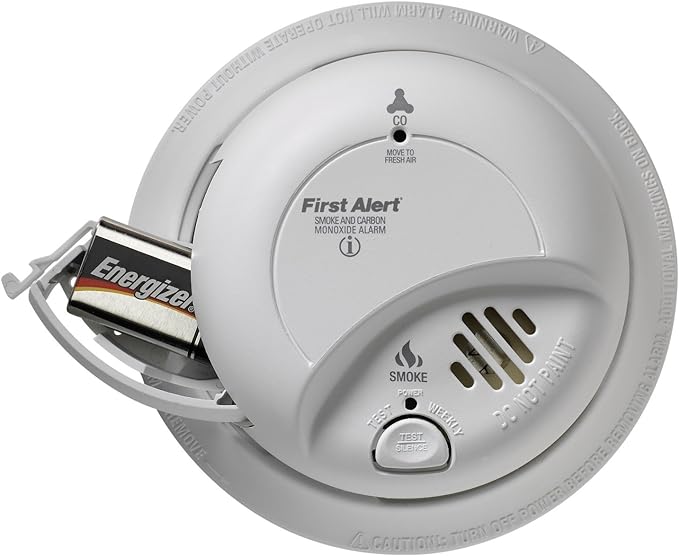 First Alert BRK SC9120B-12 Hardwired Smoke and Carbon Monoxide Detector - Image 2