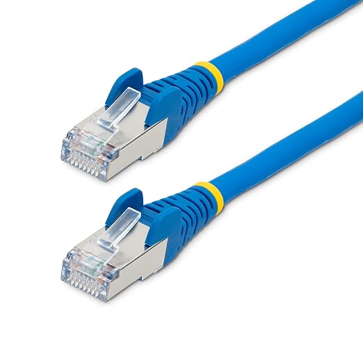 StarTech.com 50ft Blue CAT6a Ethernet Cable, Snagless RJ45, 100W PoE++ by StarTech
